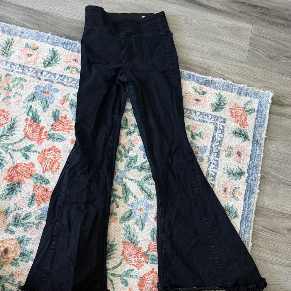 Show Me Your MuMu Black High-Rise Flared Jeans